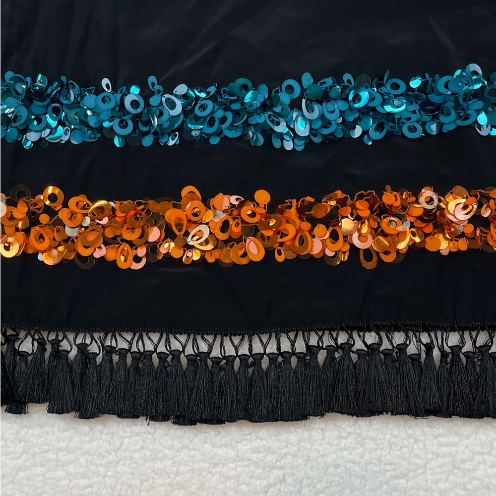 SACHIN + BABI • Bosphorus Silk Sleeveless Sequin Midi Slip Dress, 2 - Picture 8 of 16